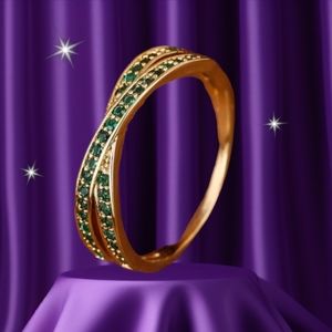 Stainless Steel Elegant Fashion Cross Zircon Ring For Women Charms Jewel…